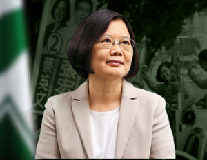 Composite image of Taiwanese President Tsai Ying-wen